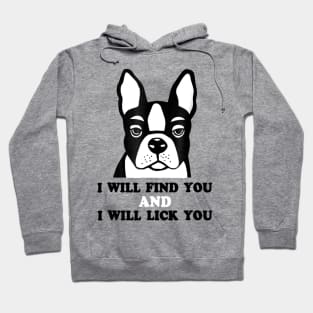 I Will Find You And I Will Lick You Hoodie